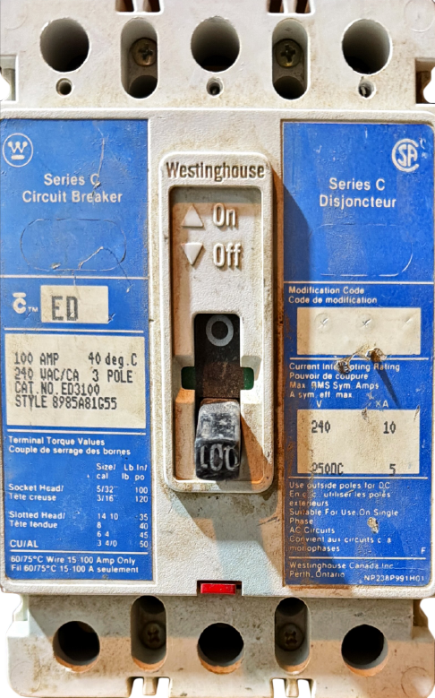 Westinghouse Series C Circuit Breaker