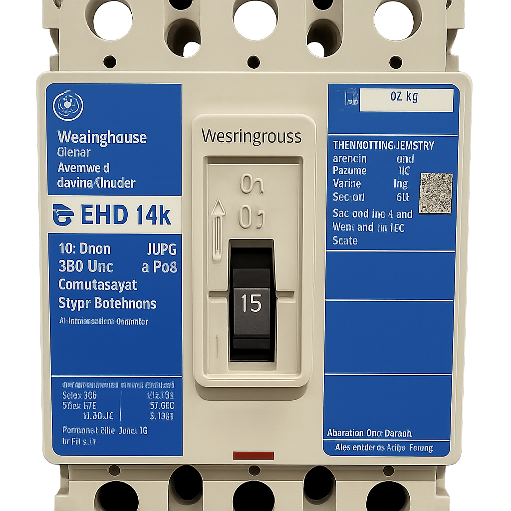 Eaton Cutler-Hammer EHD3015 Series C Molded Case Circuit Breaker - 15A