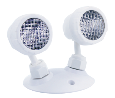 Double Remote Emergency Light Head – 4W, White