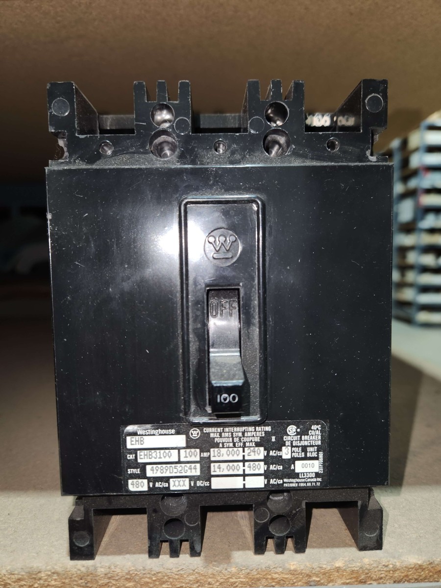 Westinghouse EHB3100 Circuit Breaker 100 Amp