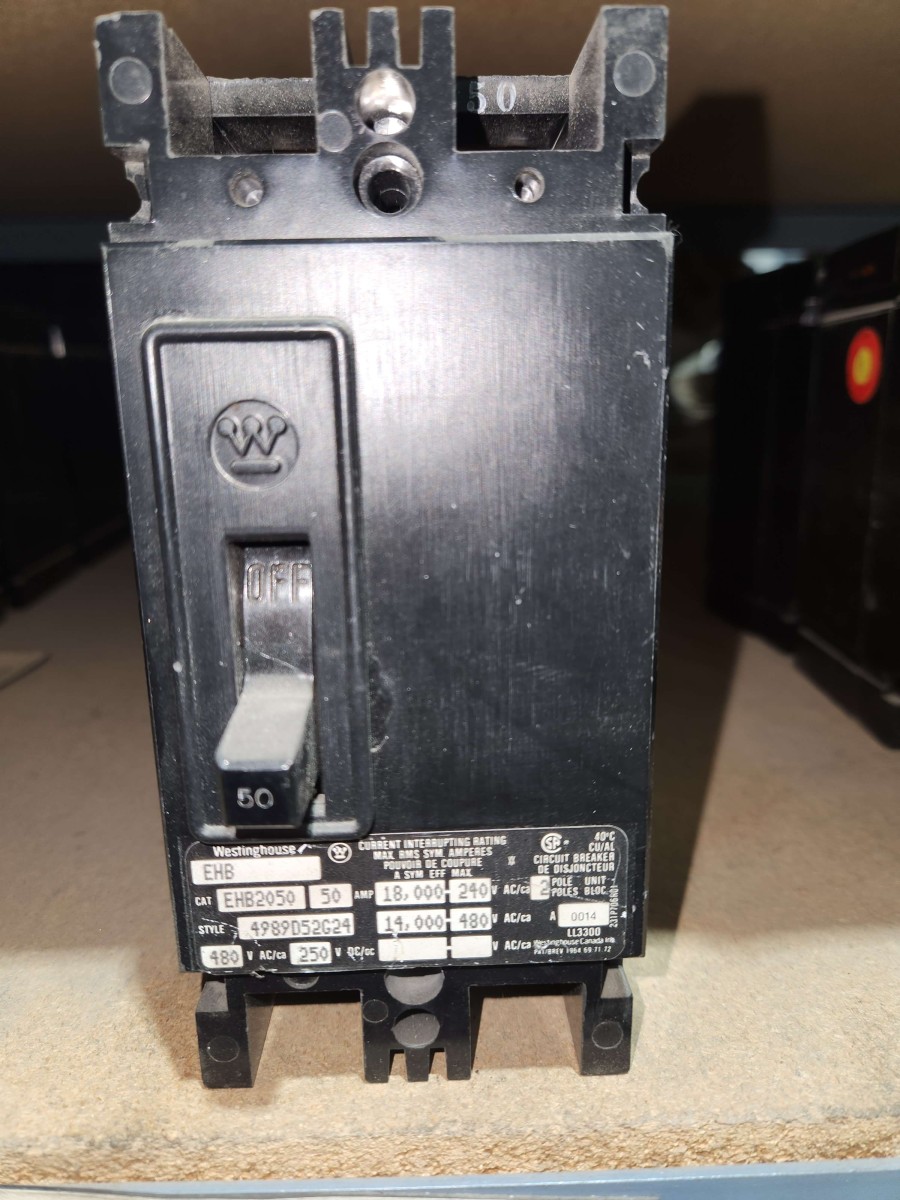 Westinghouse Circuit Breaker EHB2050 50A