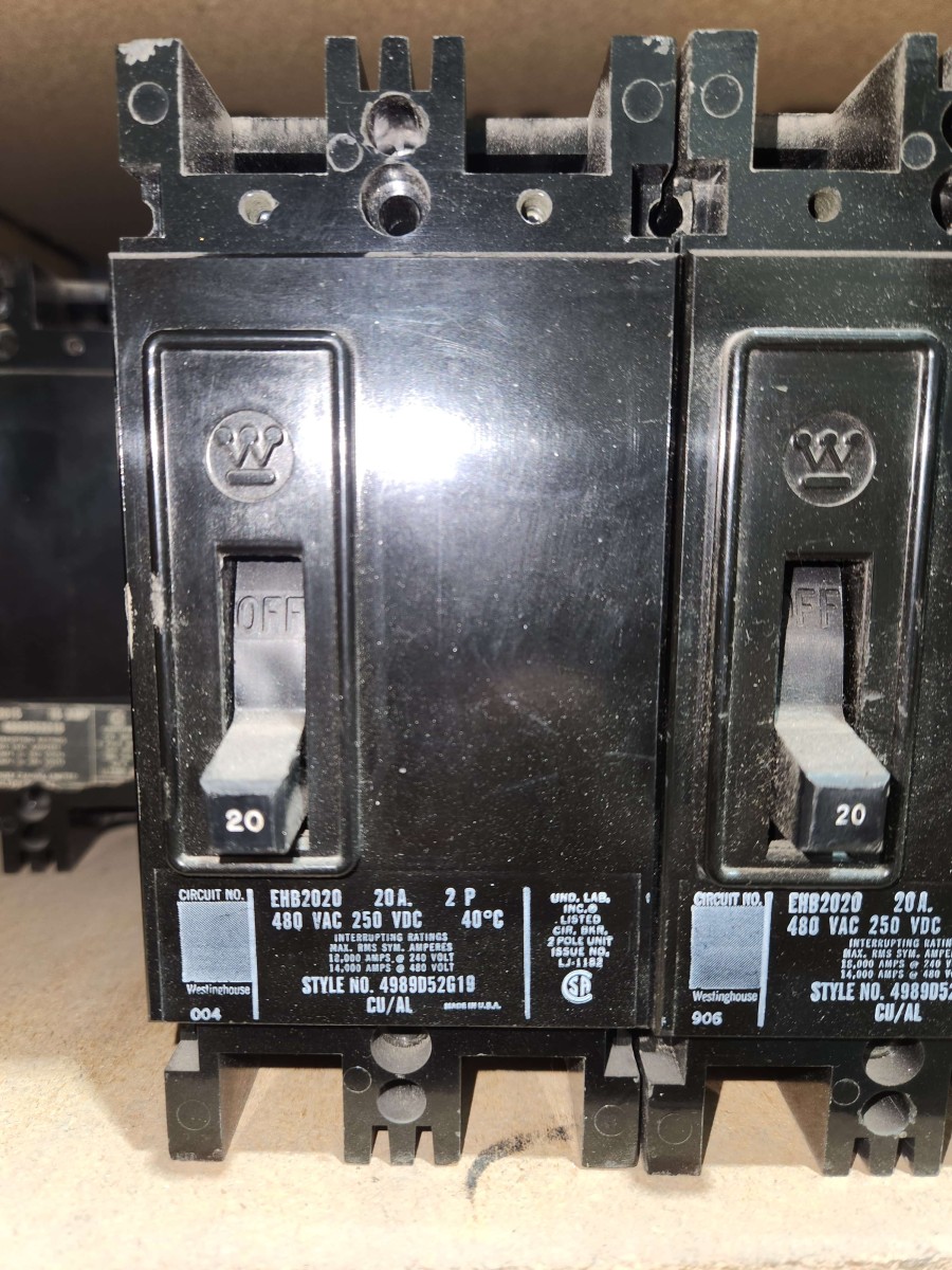Westinghouse EHB2020 Circuit Breaker 20A