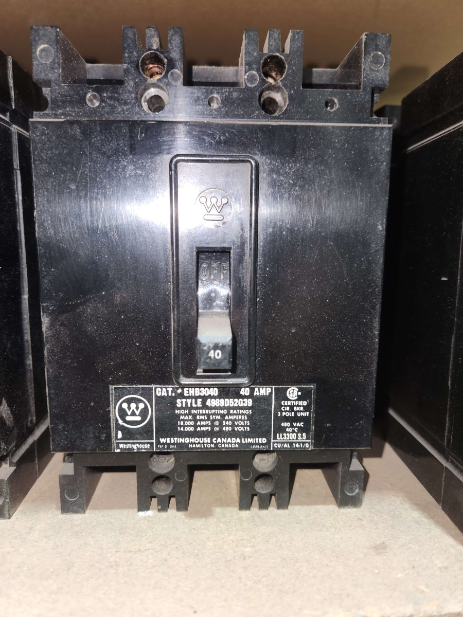 Westinghouse Circuit Breaker 40 AMP