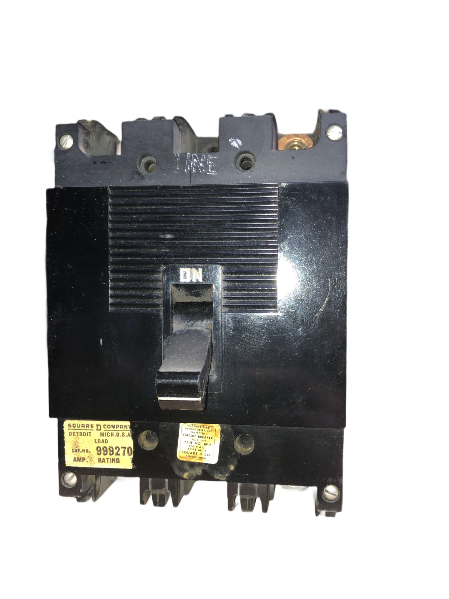 Square D 999270 Type ML-1 Molded-Case Circuit Breaker β 70A, 2-Pole