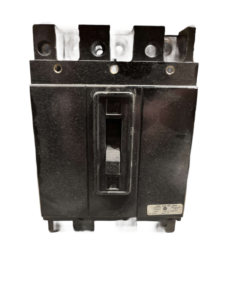 General Electric / GE TE32100 100A 3-Pole 240V Type TE Molded Case Circuit Breaker