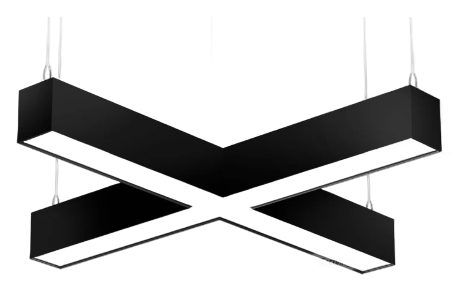 X-Shape LED Architectural Linear Luminaire – 40W/50W/60W Selectable
