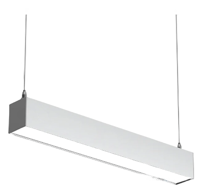 2' Brushed Nickel LED Architectural Linear Luminaire – 20W/25W/30W Selectable
