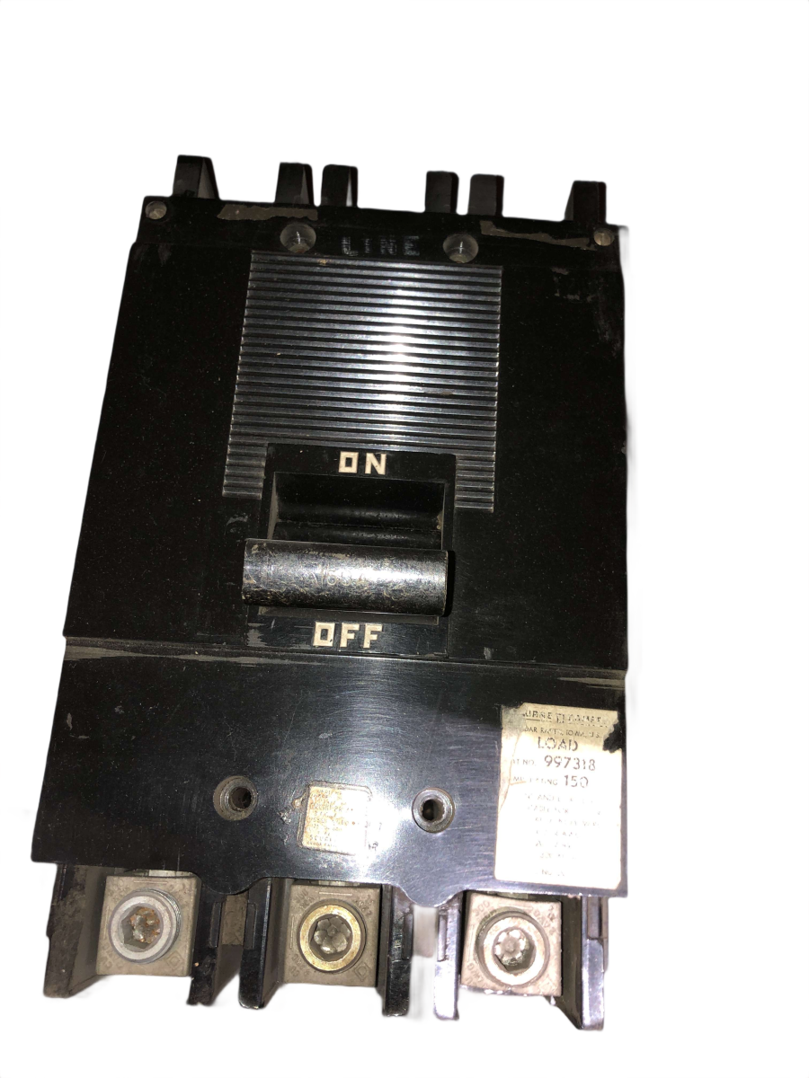 Square D / Schneider Electric 997318 150A 3-Pole 600V Type ML-3 Molded Case Circuit Breaker