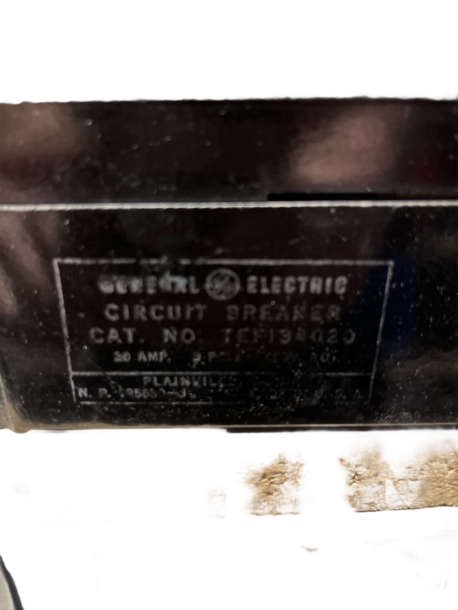 General Electric / GE TEB134020 20A 3-Pole 415V Type TEB Molded Case Circuit Breaker