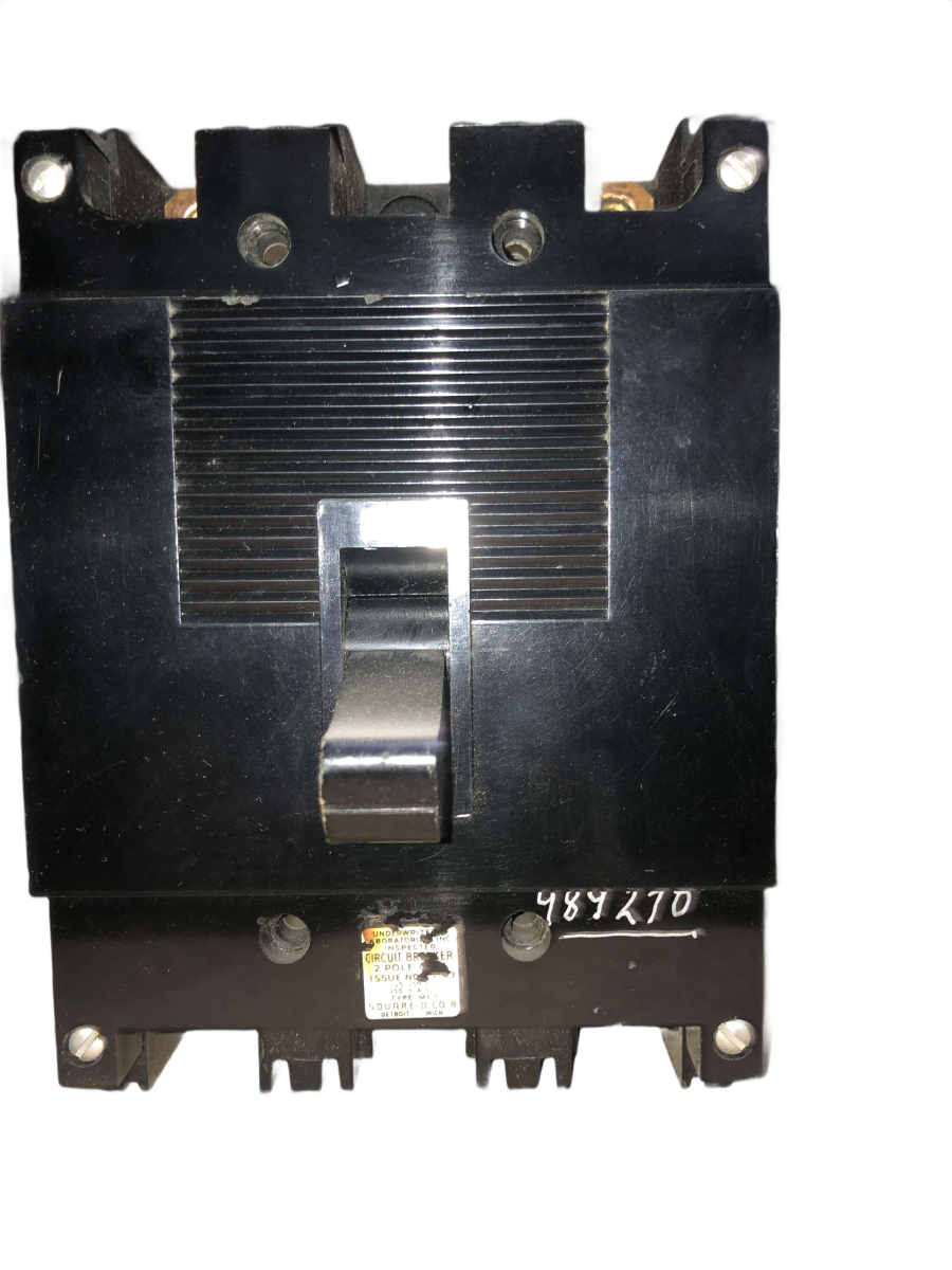 Square D / Schneider Electric 989270 70A 2-Pole 240V Molded Case Circuit Breaker