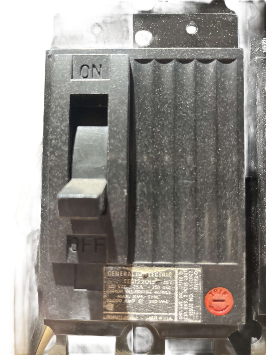 General Electric / GE TEB22015 15A 2-Pole 240V Type TEB Molded Case Circuit Breaker