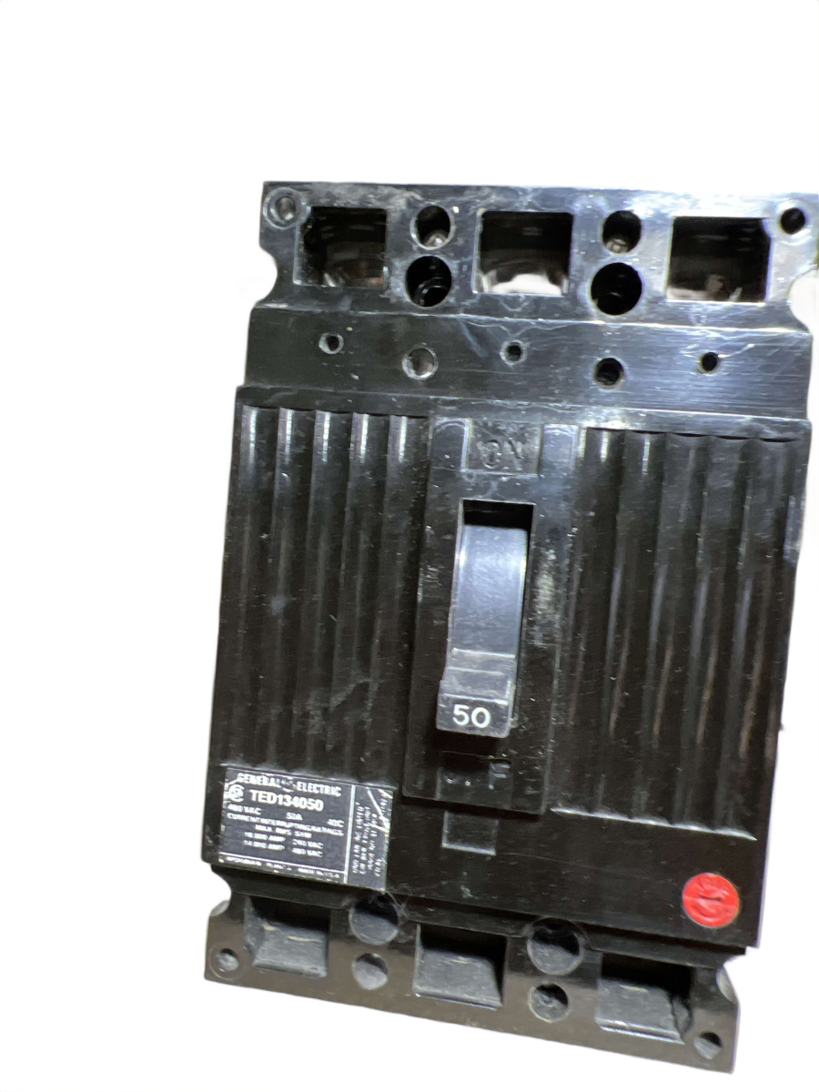 General Electric / GE TED134050 50A 3-Pole 480V Type TED Molded Case Circuit Breaker
