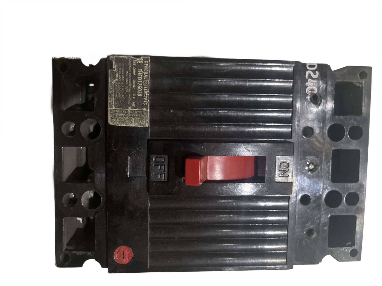 General Electric / GE THED126030 30A 2-Pole 600V Type THED Molded Case Circuit Breaker