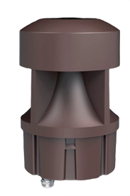 Bronze 4-Zone LED Bollard Head – 14W/19W/24W Selectable