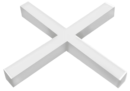 X-Shape LED Architectural Linear Luminaire – 40W/50W/60W Selectable