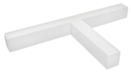 T-Shape LED Architectural Linear Luminaire – 30W/40W/50W Selectable