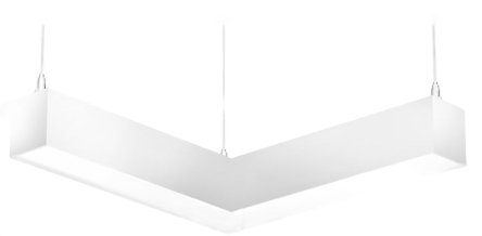 L-Shape LED Architectural Linear Luminaire – 20W/25W/30W Selectable