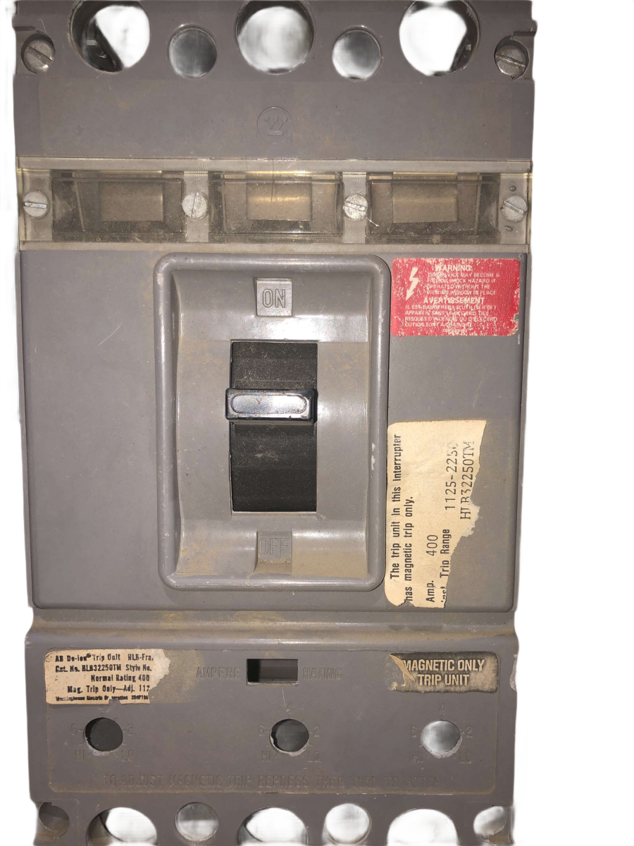 Westinghouse HLB32250TM Mark 75 Magnetic-Only Trip Unit β 400A Frame, 3-Pole, 1125β2250A Trip Range