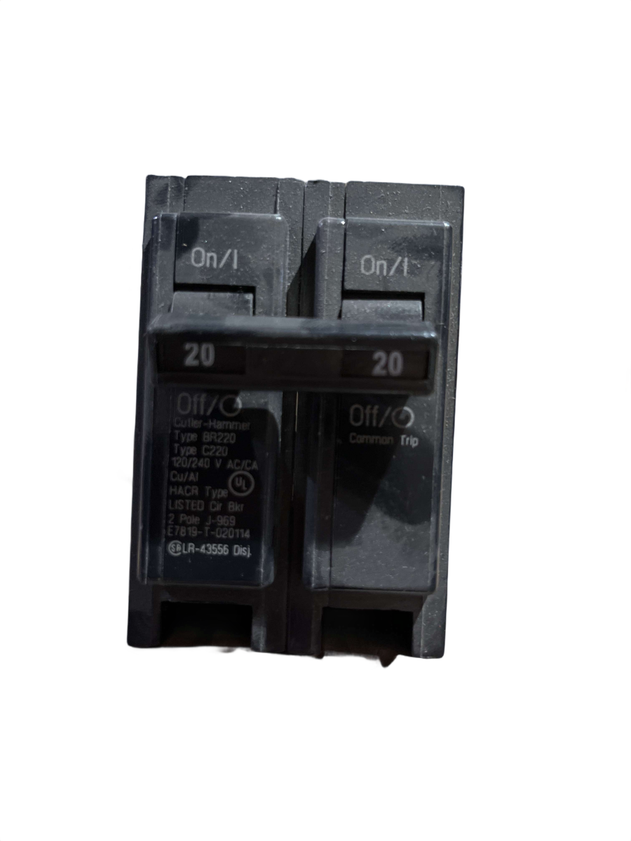 Eaton Cutler-Hammer BR220 Type BR Circuit Breaker – 20A, 2-Pole, 240V