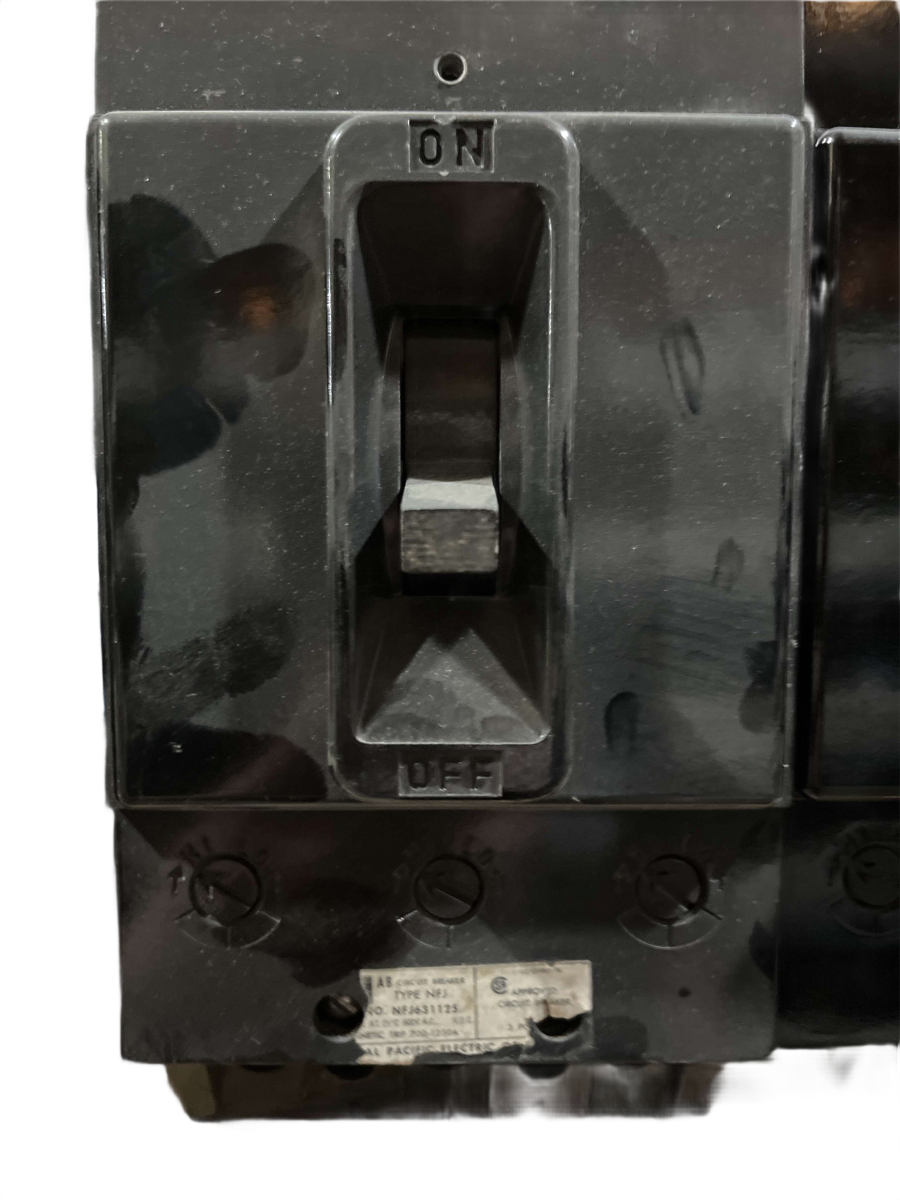 Federal Pacific NFJ631125 Molded-Case Circuit Breaker β 125A, 3-Pole, 600V