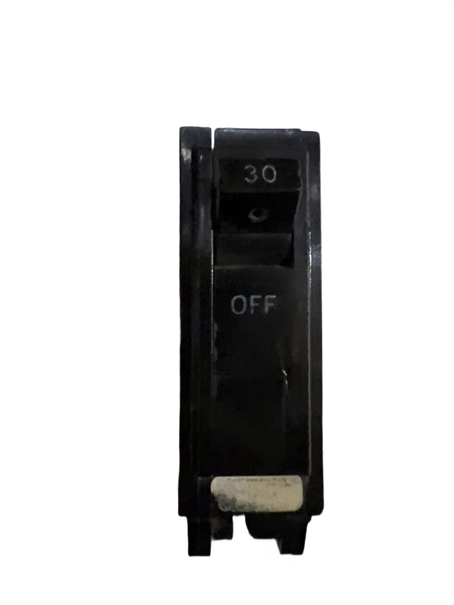 GE THQL1130 30A 1-Pole 120/240V Q-Line Plug-In Circuit Breaker
