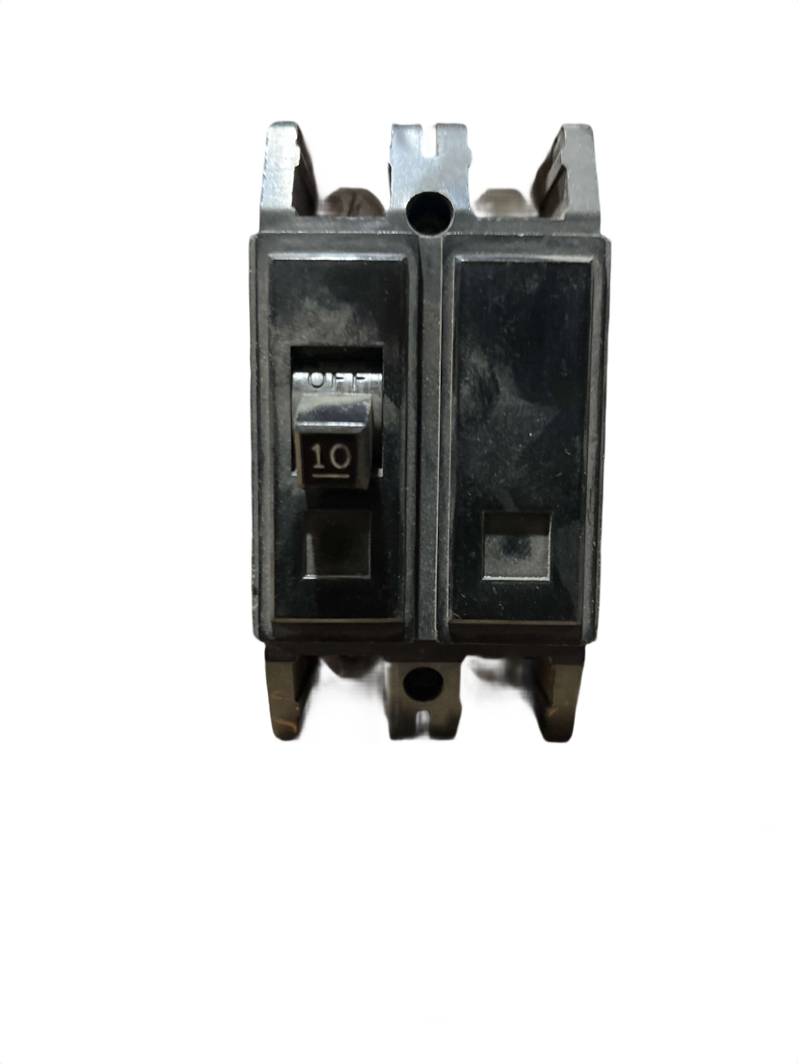 Eaton Cutler-Hammer QC2010 10A 2-Pole 120/240V Feed-Through Circuit Breaker