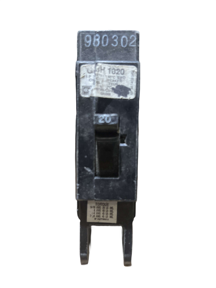 Eaton Cutler-Hammer GBH1020 20A 1-Pole 347V Bolt-On Circuit Breaker