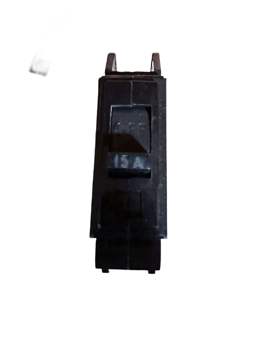 GE THQC1115 15A 1-Pole 120/240V Feed-Through Circuit Breaker