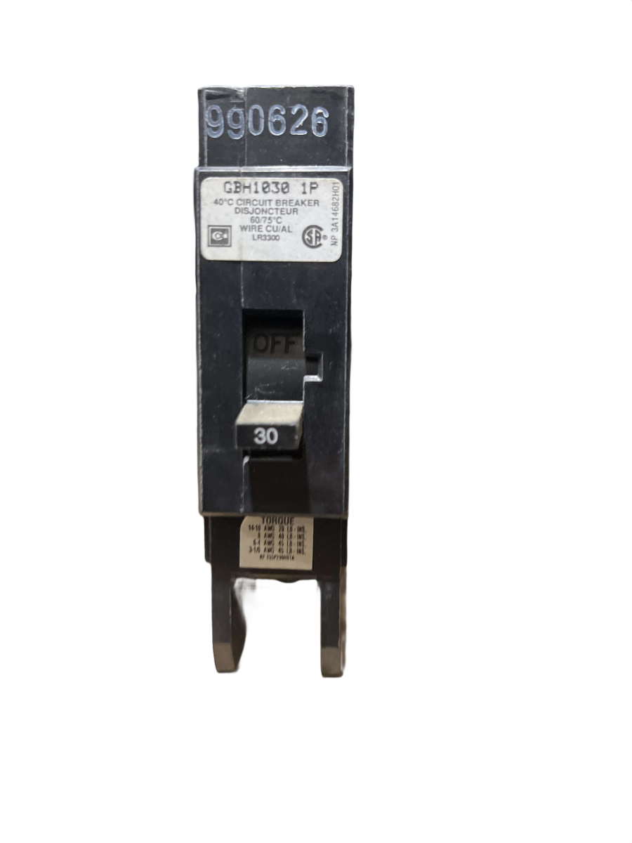 Eaton Cutler-Hammer GBH1030 / GHB1030 30A 1-Pole 277V Bolt-On Circuit Breaker