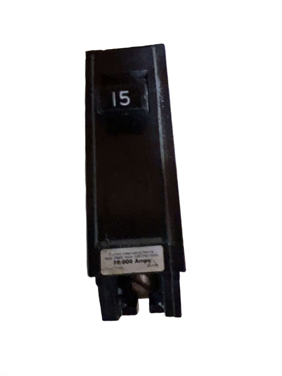 GE THQL1115 15A 1-Pole 120/240V Q-Line Plug-In Circuit Breaker