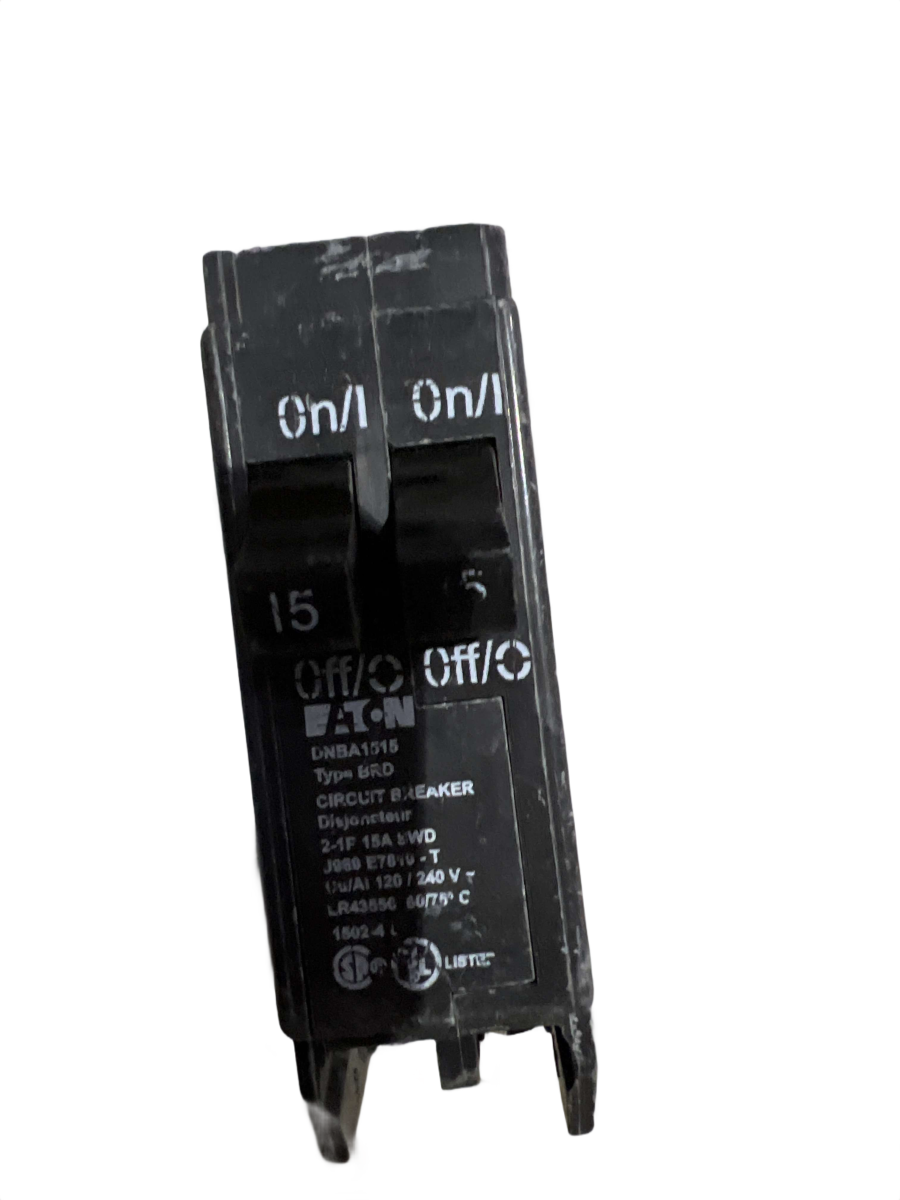 Eaton Cutler-Hammer DNBA1515 15/15A Tandem Bolt-On Circuit Breaker