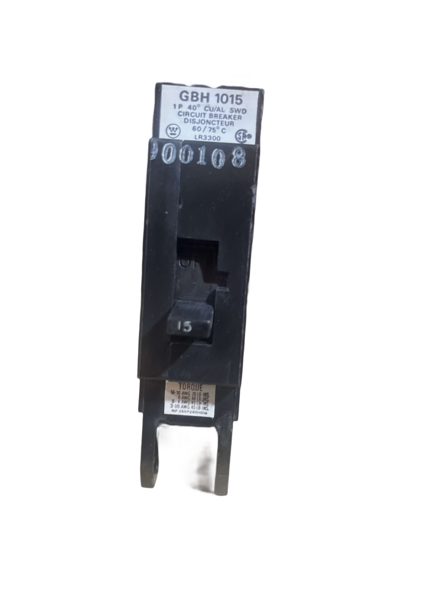 Eaton Cutler-Hammer GBH1015 15A 1-Pole 347V Bolt-On Circuit Breaker