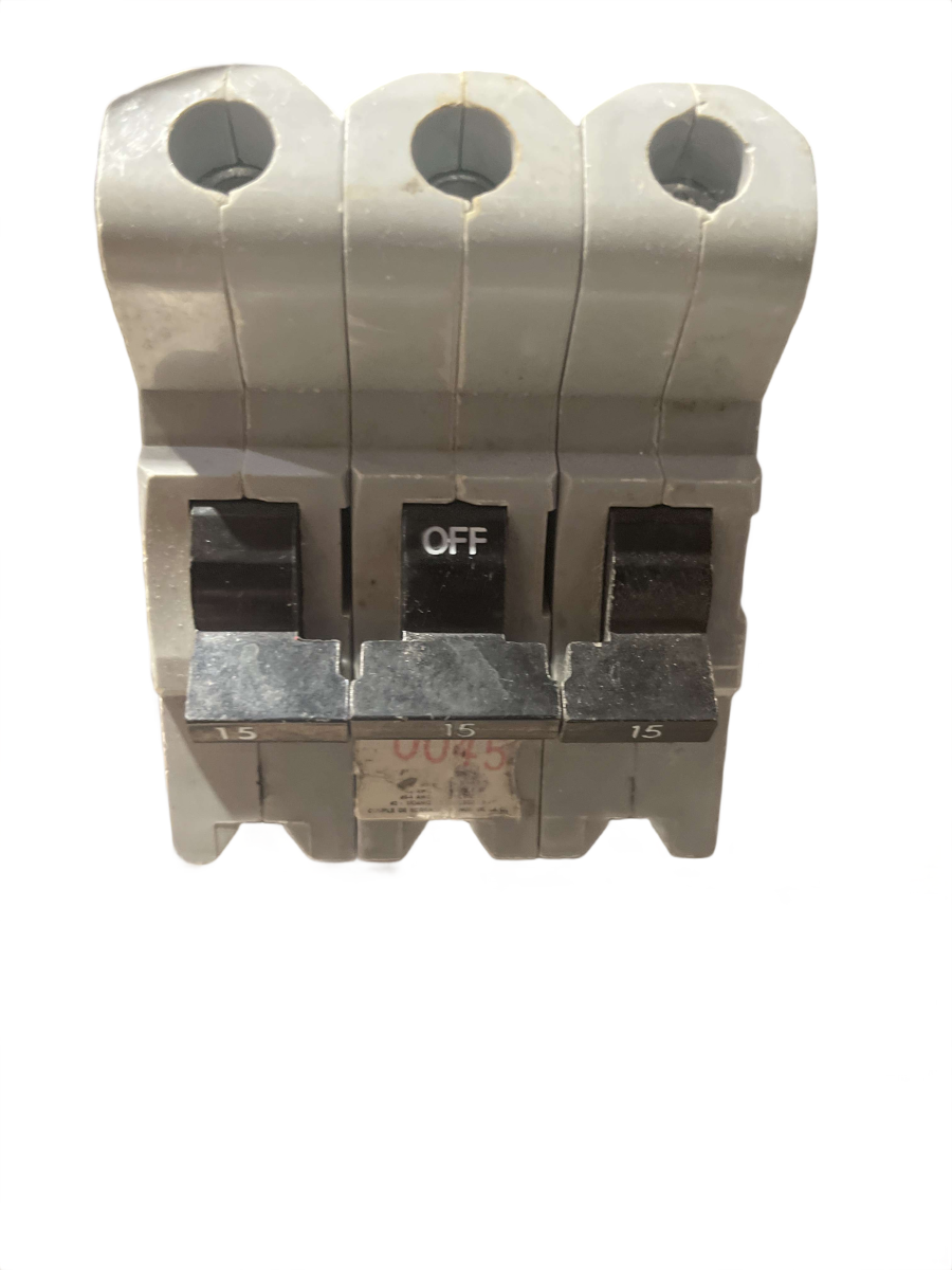 Federal Pioneer NB3P15 15A 3-Pole 240V Stab-Lok Bolt-On Circuit Breaker