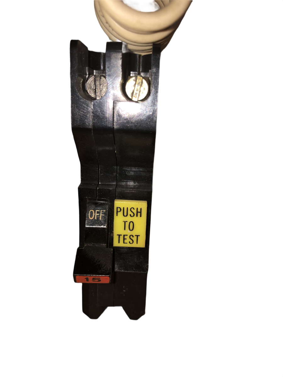 Federal Pioneer NBGF15 15A 1-Pole 120V GFCI Bolt-On Circuit Breaker