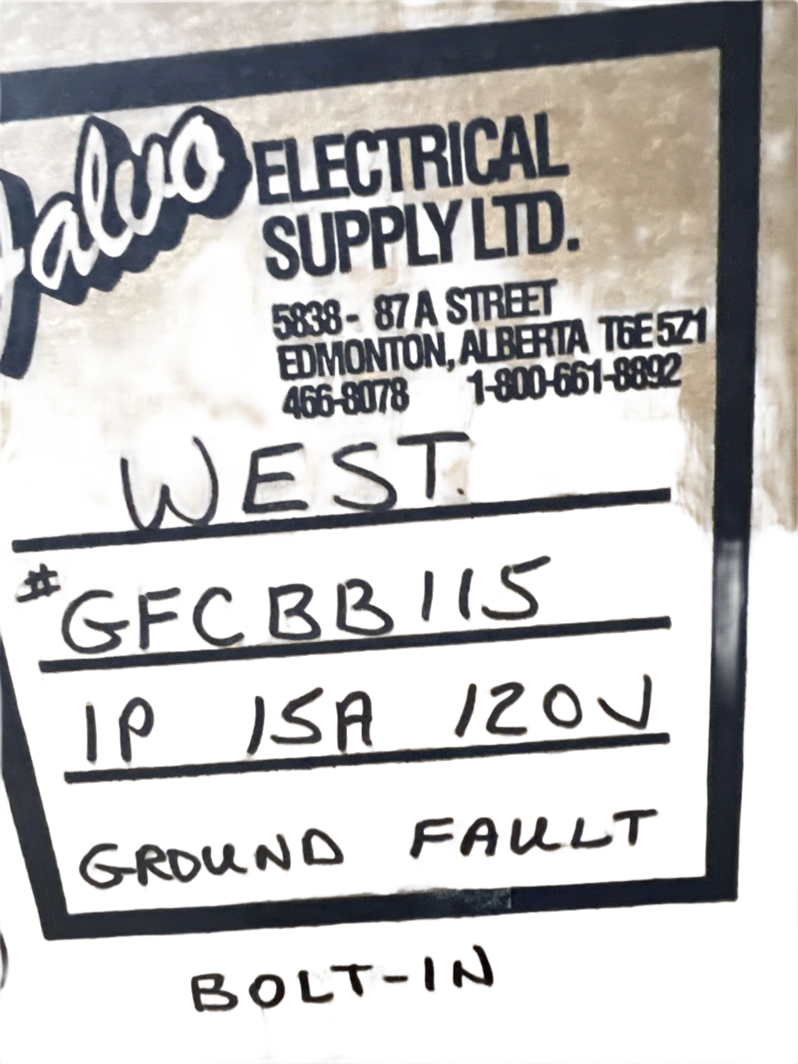 Eaton Cutler-Hammer GFCB115 15A 1-Pole 120V GFCI Circuit Breaker