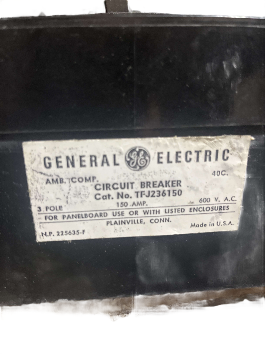 GE TFJ236150 150A 3-Pole 600V Molded Case Circuit BreakerWebsite title