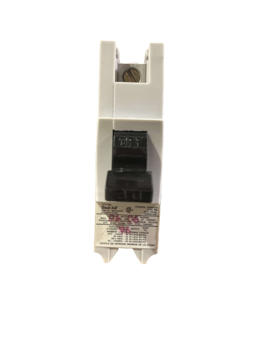 Federal Pioneer NB30 30A 1-Pole 120V Stab-Lok Bolt-On Circuit Breaker