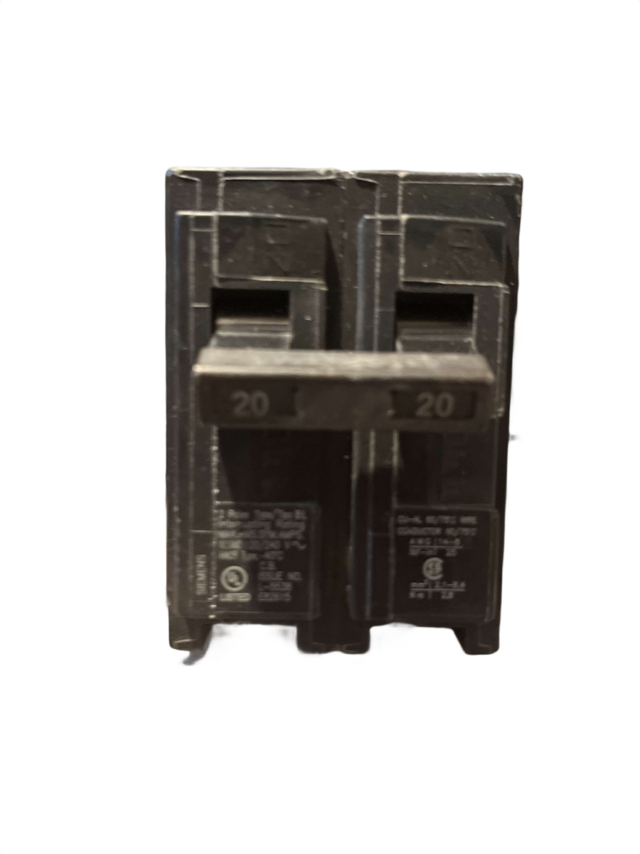 Siemens B220 20A, 2-Pole, Bolt-On Circuit Breake