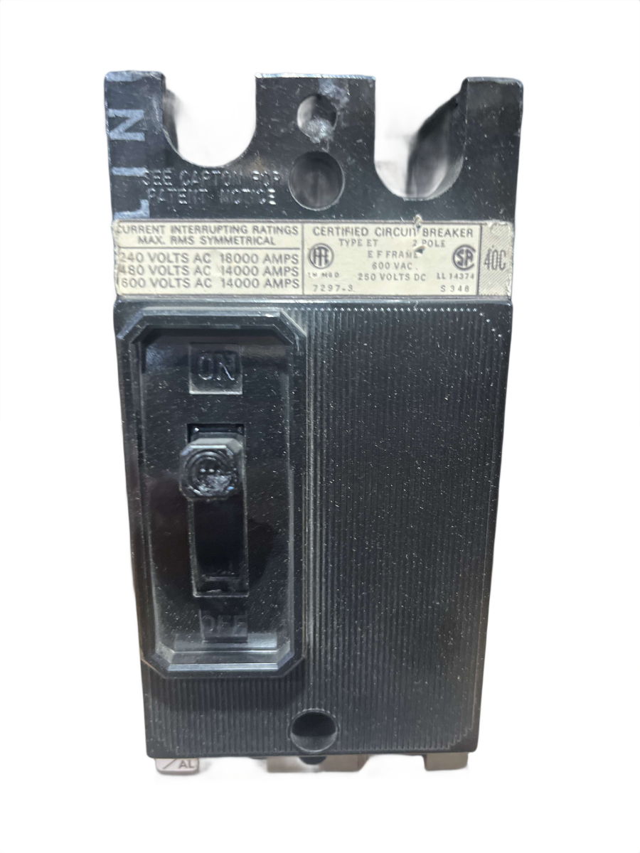 ITE/Siemens EF2B015 15A 2-Pole 600V ET-Frame Molded-Case Circuit Breaker