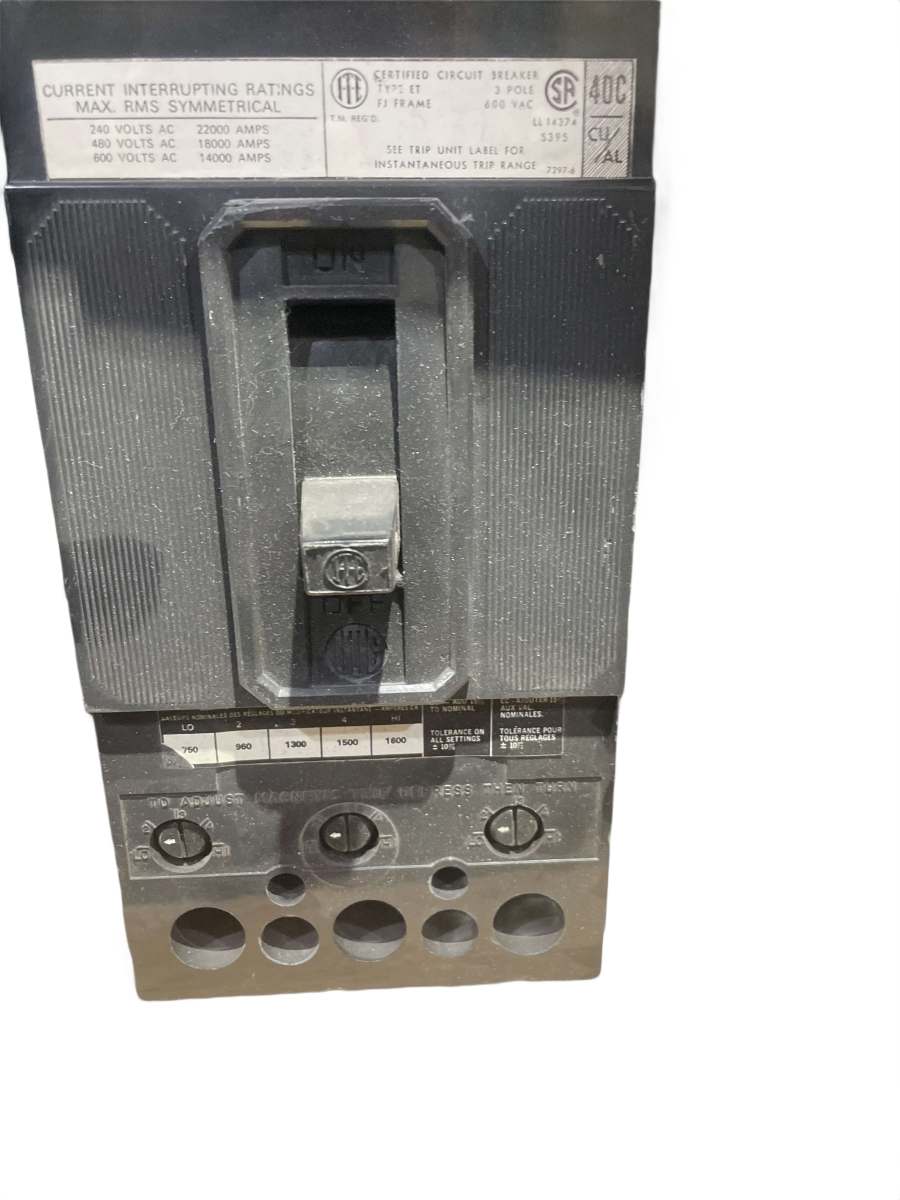 ITE / Siemens FJ3-B150 FJ-Series Circuit Breaker – 150A, 3-Pole, 600V
