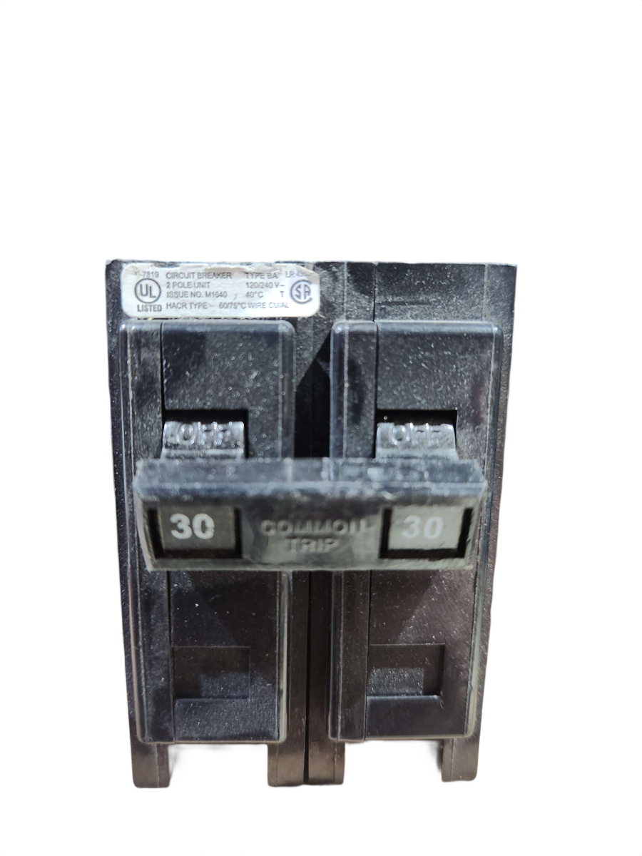 Eaton Cutler-Hammer BAB2030 Quicklag Circuit Breaker – 30A, 2-Pole, 120/240V
