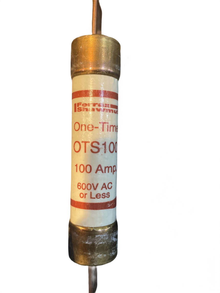 Mersen Ferraz Shawmut OTS100 100A Class K5 One-Time Fast-Acting Fuse