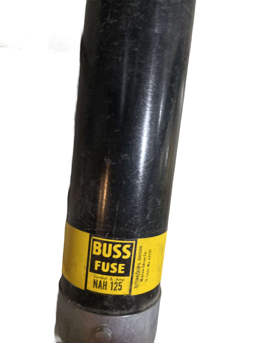 Bussmann NAH-125 125 Amp Obsolete Cylindrical Fuse
