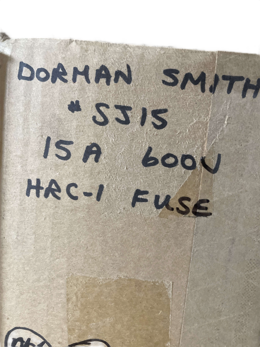 Dorman Smith SJ15 15 Amp 600V HRC Fuse