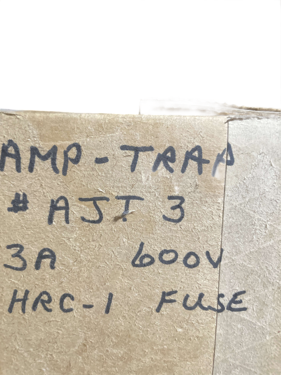 Gould Shawmut AJT3 3 Amp 600V Class J Time-Delay Fuse