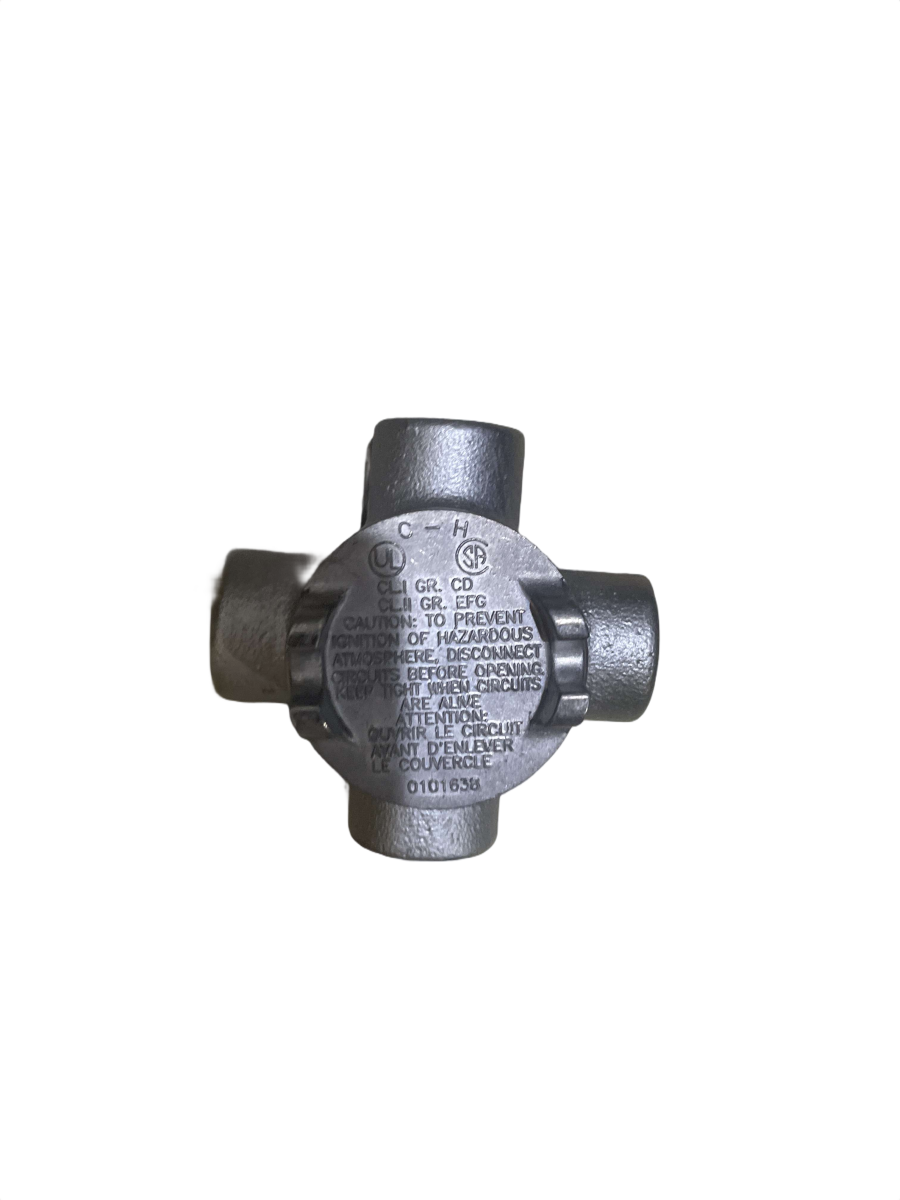 3/4" T&B GUAX24 Explosion-Proof Conduit Outlet Box – X Type – Box of 2