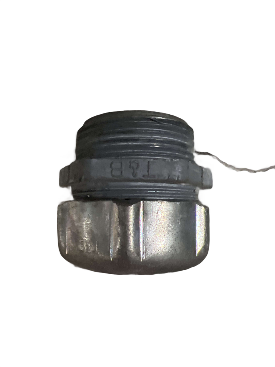 ABB Thomas & Betts 2549 Ranger Liquidtight Straight Strain-Relief Cord Connector β 1-Inch