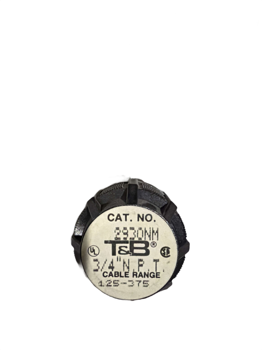 ABB Thomas & Betts 2930NM Nylon Liquidtight Strain-Relief Cord Connector β 3/4-Inch NPT