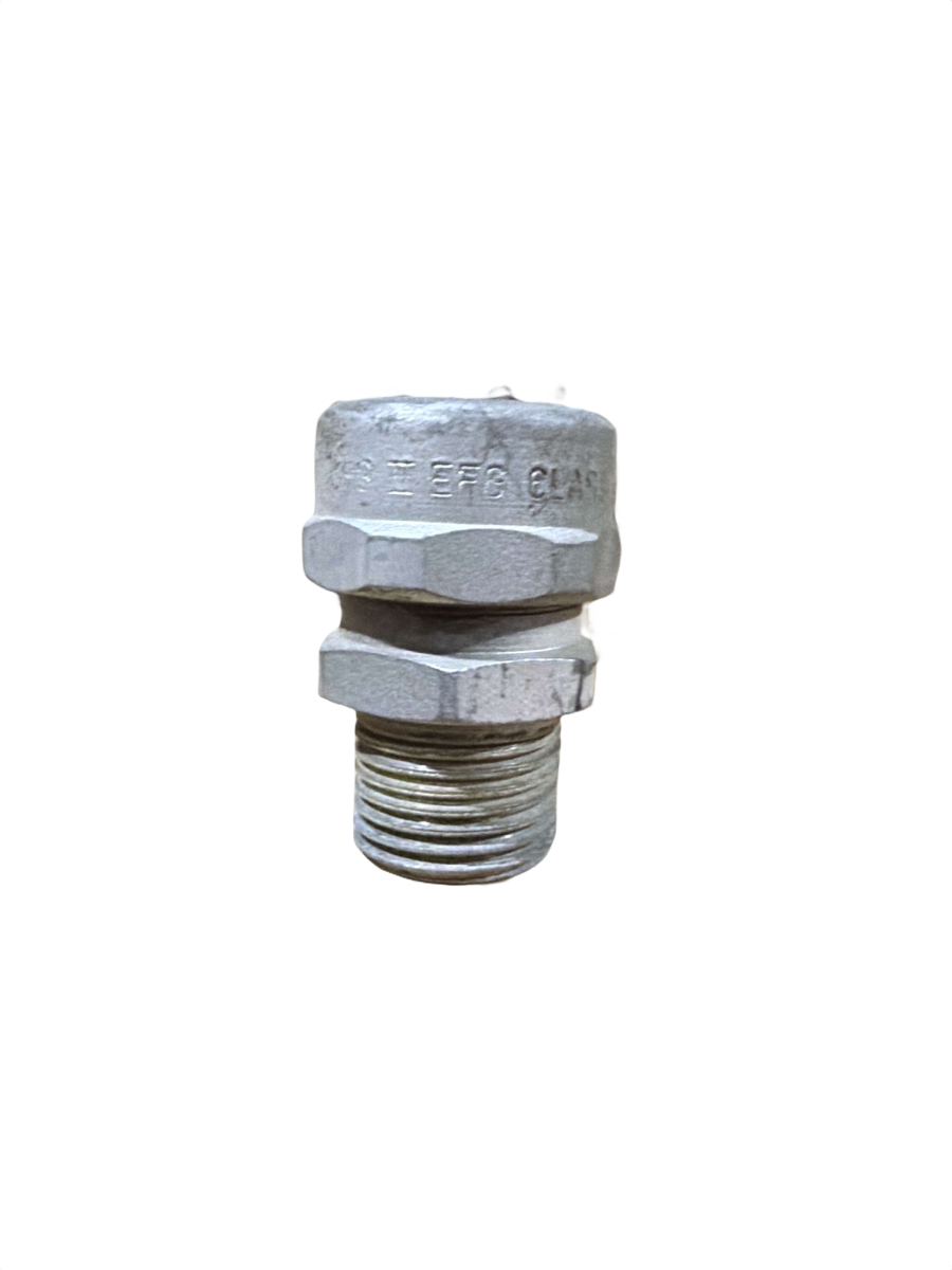 1/2" Eaton Crouse-Hinds CGB193 Straight Cable Gland β 0.250" to 0.375" Cable
