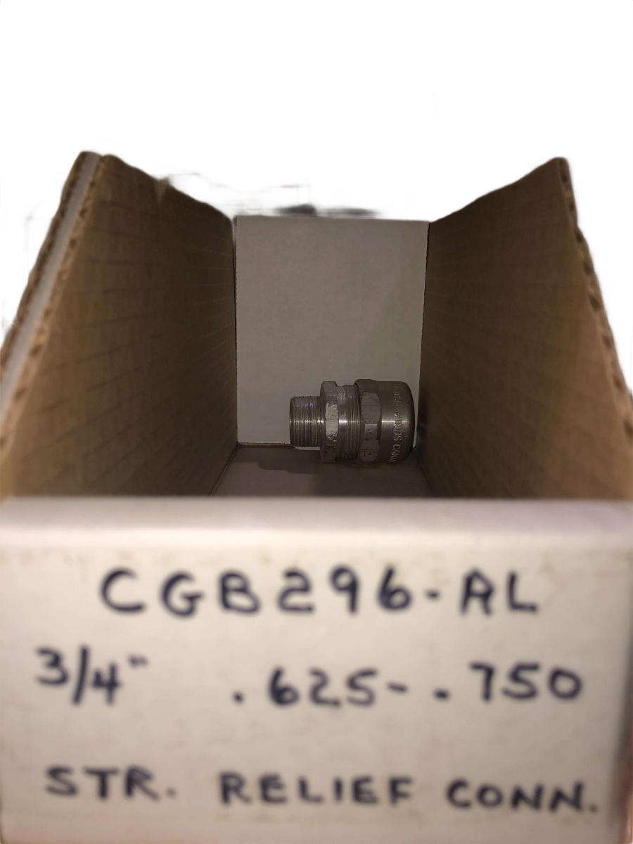 3/4" Eaton Crouse-Hinds CGB296 SA Aluminum Cable Gland β 0.625" to 0.750" Cable